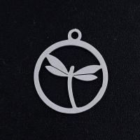 Stainless Steel Animal Pendants 201 Stainless Steel Dragonfly Vacuum Ion Plating fashion jewelry & DIY & Unisex Sold By Bag