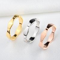 Titanium Čelik Finger Ring, uglađen, za žene, više boja za izbor, 5x1.80mm, Prodano By PC