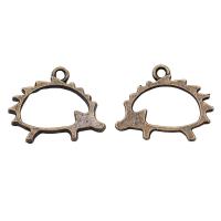 Zinc Alloy Animal Pendants Hedgehog plated vintage & Unisex & hollow nickel lead & cadmium free Sold By PC