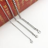 Catena collana, 304 acciaio inox, elettrolizzazione, unisex, argento, Venduto da PC