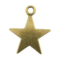 Zink Alloy Star Pendant, plated, Vintage & Unisex, fler färger för val, nickel, bly och kadmium gratis, 35x29mm, Säljs av PC