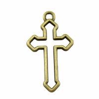 Zinc Alloy Cross Přívěsky, Zinek, Kříž, á, Vintage & unisex & dutý, více barev na výběr, nikl, olovo a kadmium zdarma, 22x38mm, Prodáno By PC