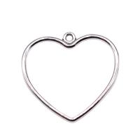 Pendentifs coeur en alliage de zinc, Placage, Vintage & unisexe & creux, plus de couleurs à choisir, protéger l'environnement, sans nickel, plomb et cadmium, 30x28mm, Vendu par PC