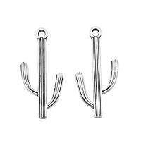 Zinklegering Hangers, Zinc Alloy, Opuntia Stricta, plated, Vintage & uniseks, meer kleuren voor de keuze, nikkel, lood en cadmium vrij, 14x29mm, Verkocht door PC