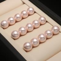 Die Hälfte gebohrt Südsee Shell Beads, Muschelkern, rund, DIY & verschiedene Größen vorhanden & halbgebohrt, Rosa, 100PCs/Tasche, verkauft von Tasche