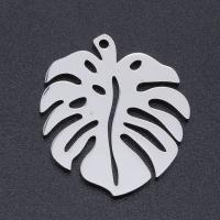 Stainless Steel Jewelry Necklace 201 Stainless Steel Leaf Vacuum Ion Plating fashion jewelry & DIY & Unisex Sold By Bag