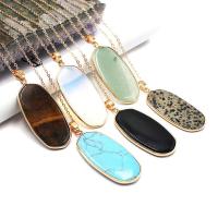 Gemstone Pendants Jewelry Brass with Gemstone fashion jewelry & Unisex nickel lead & cadmium free Sold By PC