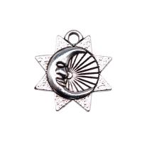 Zinc Alloy Pendants Sun plated Sold By PC