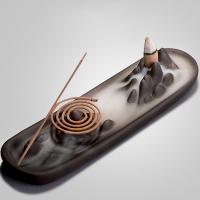 Backflow Incense Burner Porcelain half handmade for home and office & durable & multifunctional Sold By PC