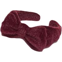 Flocking Fabric Cuff Finger Ring, Bowknot, reguliuojamas & moters, daugiau spalvų pasirinkimas, nikelio, švino ir kadmio nemokamai, Dydis:6-8, Pardavė PC