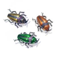 Zinklegering broches, Zinc Alloy, Insect, uniseks & verschillende stijlen voor de keuze & glazuur, meer kleuren voor de keuze, 45x30mm, Verkocht door PC