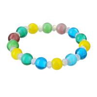 Lampwork Bracelet fashion jewelry & for woman multi-colored Length 7 Inch Sold By Lot