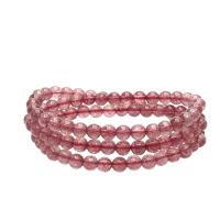 Strawberry Quartz Armband, rund, verschiedene Größen vorhanden & für Frau, verkauft per 54 cm Strang