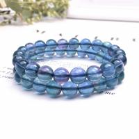 Blu-Fluorite braccialetto, Cerchio, formato differente per scelta & per la donna, blu, Venduto per 18 cm filo