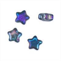 Abalorios de Cristal, Estrella, chapado, Bricolaje, más colores para la opción, 5x9mm, Vendido por UD