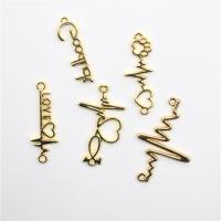 Zinklegering Hangers, Zinc Alloy, gold plated, uniseks & verschillende grootte voor keus & hol, meer kleuren voor de keuze, nikkel, lood en cadmium vrij, Verkocht door PC