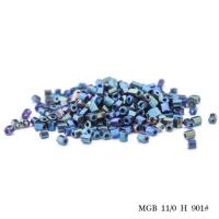 日本ガラスシードビーズ, ガラスビーズ, メッキ, DIY, 無色, 2mm, 30G/バッグ, 売り手 バッグ