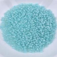 Luster glas rocailles, Glazen kralen, Ronde, moffelen vernis, DIY, meer kleuren voor de keuze, 2mm, Verkocht door Bag