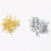 Messing geschlossene Biegering, plattiert, keine, 0.70x5mm, 100PCs/Tasche, verkauft von Tasche