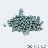 Plated Glass Seed Beads Seedbead Round DIY nickel lead & cadmium free 2mm Sold By Bag