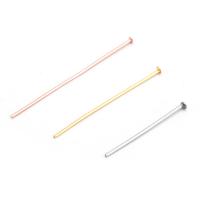 Nerūdijančio plieno Headpins, 304 Nerūdijantis plienas, Stick, Galvaninis dengimas, Pasidaryk pats & skirtingo dydžio pasirinkimo, daugiau spalvų pasirinkimas, Pardavė PC