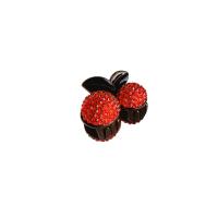 Haar Claw Clips, Acryl, mode sieraden & voor vrouw & met strass, rood, 44x33mm, Verkocht door PC