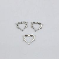 Stainless Steel Heart Pendants 304 Stainless Steel machine polished fashion jewelry & DIY & Unisex original color Sold By PC