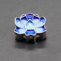 Zink Legierung Perlen Schmuck, Zinklegierung, Lotus, DIY & Emaille, keine, 15x12mm, 10PCs/Tasche, verkauft von Tasche