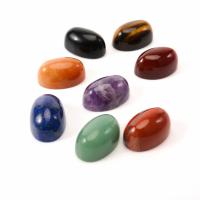 Gemstone Cabochons, Natuursteen, Ovaal, gepolijst, verschillende materialen voor de keuze, meer kleuren voor de keuze, 30x20x14mm, Verkocht door PC