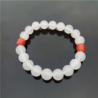 Bracelet Jewelry Agate, snasta, unisex, dathanna measctha, 10mm, Fad Thart 19 cm, Díolta De réir PC