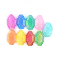 Collier de quartz, quartz clair, polygone, Placage, pour femme, plus de couleurs à choisir, 40x25x15mm, Longueur Environ 19.69 pouce, Vendu par PC