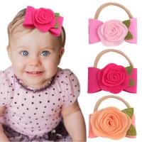 Felt Headband with Nylon Bowknot handmade for children 760mm Sold By PC