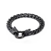 Bijoux bracelet en acier inoxydable, acier inoxydable 316L, bijoux de mode & pour homme, plus de couleurs à choisir, 11mm, Longueur Environ 8.66 pouce, Vendu par PC