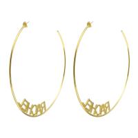 304 Cruach dhosmálta Fonsa Earring, méid éagsúla do rogha & do bhean, órga, Díolta De réir Péire