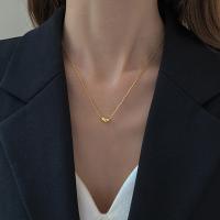 Collar de Aleación de Zinc, para mujer, plateado, longitud aproximado 45 cm, Vendido por UD