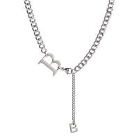 Zink Alloy Smycken Collier, plated, för kvinna, silver, Längd Ca 45 cm, Säljs av PC