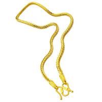 Collier chaîne chandail , laiton, Placage, pour homme, doré, Longueur 60 cm, Vendu par PC