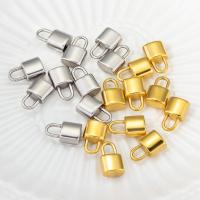 Stainless Steel Pendants 304 Stainless Steel Lock Vacuum Ion Plating fashion jewelry & polished & DIY & Unisex Sold By Bag