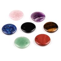 Colgantes de Gemas, Piedra natural, Esférico, pulido, Bricolaje & diferentes materiales para la opción, más colores para la opción, 30mm, Vendido por UD