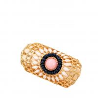 Zinc Alloy fingerring, Unisex & emalje, blandede farver, 19mm, Solgt af PC