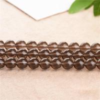 Smoky Quartz Beads Round polished DIY black Sold By Strand