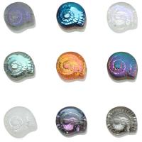 Handgemaakte Lampwork Beads, Slak, plated, DIY, meer kleuren voor de keuze, 11x12mm, Ca 200pC's/Bag, Verkocht door Bag