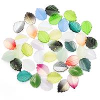 Fashion Lampwork Pendants Leaf plated DIY Approx Sold By Bag