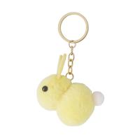 Key Chain, Plush, med Zinc Alloy, Kanin, Unisex, flere farver til valg, 105mm, Solgt af PC