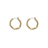 Sinc Alloy Earrings, cóimhiotal since fonsa earring, plátáilte, do bhean, órga, 10-40mm, Díolta De réir Péire