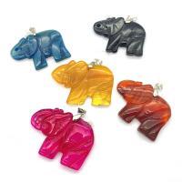 Achat Schmuck Anhänger, Elephant, unisex, keine, 34x51mm, verkauft von PC