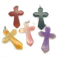 Agate Jewelry Pendants Cross Unisex Sold By PC