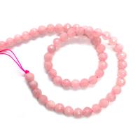 Natuurlijke Rose Quartz parels, Rozenkwarts, Ronde, DIY & gefacetteerde, roze, 6mm, Per verkocht Ca 14.96 inch Strand