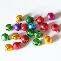 Aluminum Alloy Bell Charm plated DIY mixed colors nickel lead & cadmium free Approx Sold By Bag