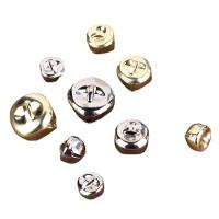 Ijzer Bell Charm, Galvanische beplating, DIY & verschillende grootte voor keus, meer kleuren voor de keuze, nikkel, lood en cadmium vrij, Ca 500pC's/Bag, Verkocht door Bag